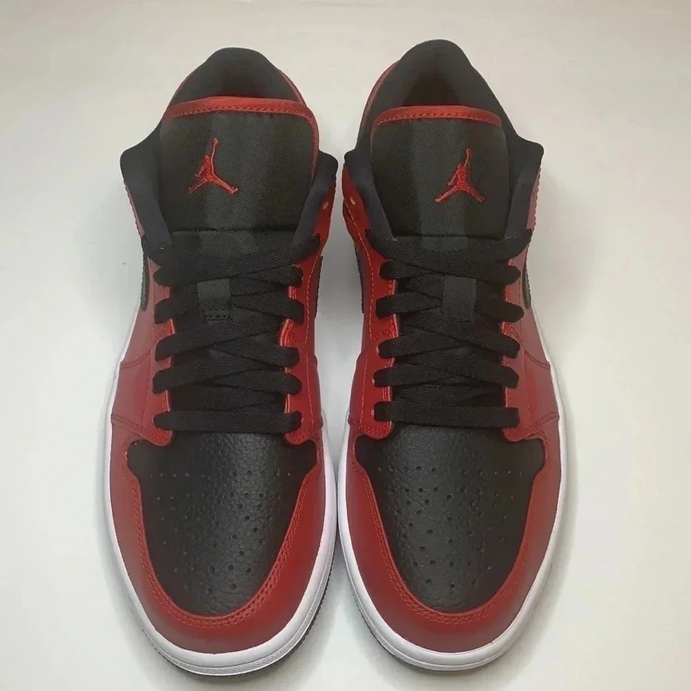 Jordan 1 Low Reverse Bred Sneakers Gym 9.5 New